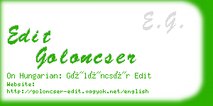 edit goloncser business card